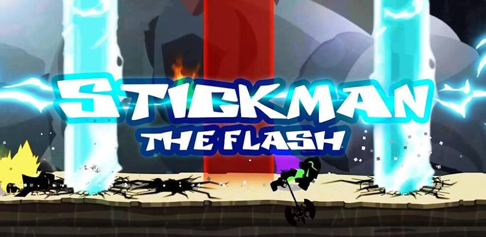 Stickman The Flash v1.77.12 MOD APK (وضع الله، خريطة مفتوحة)