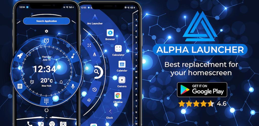 Alpha Hybrid Launcher لانشر ذكي يجمع القوة والأناقة مع ميزات Prime مفتوحة بالكام