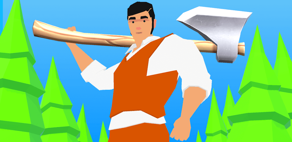 Idle Lumberjack 3D v2.3 MOD APK – سيطر على عالم قطع الأخشاب بلا حدود