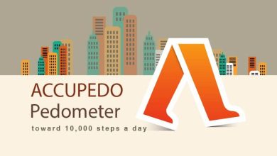 طAccupedo Pedometer عدّاد خطوات ذكي بدقة عالية مع ميزات بريميوم مفتوحة