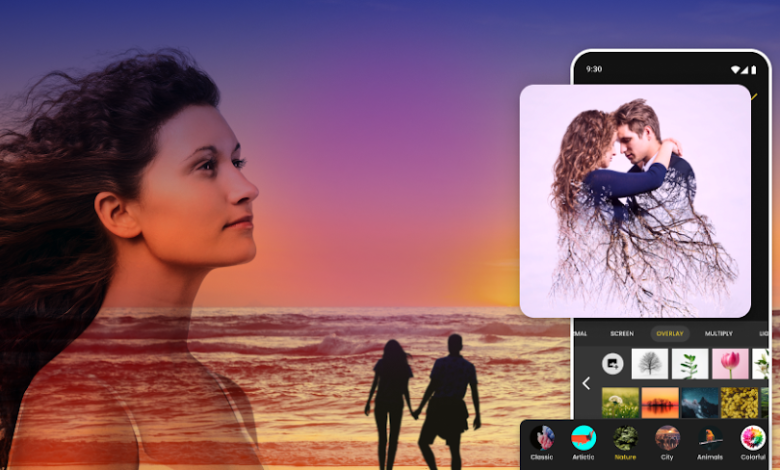 "حوّل صورك لتحف فنية مع Blend Photo Editor!"