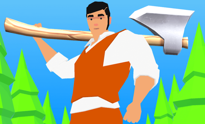Idle Lumberjack 3D v2.3 MOD APK – سيطر على عالم قطع الأخشاب بلا حدود