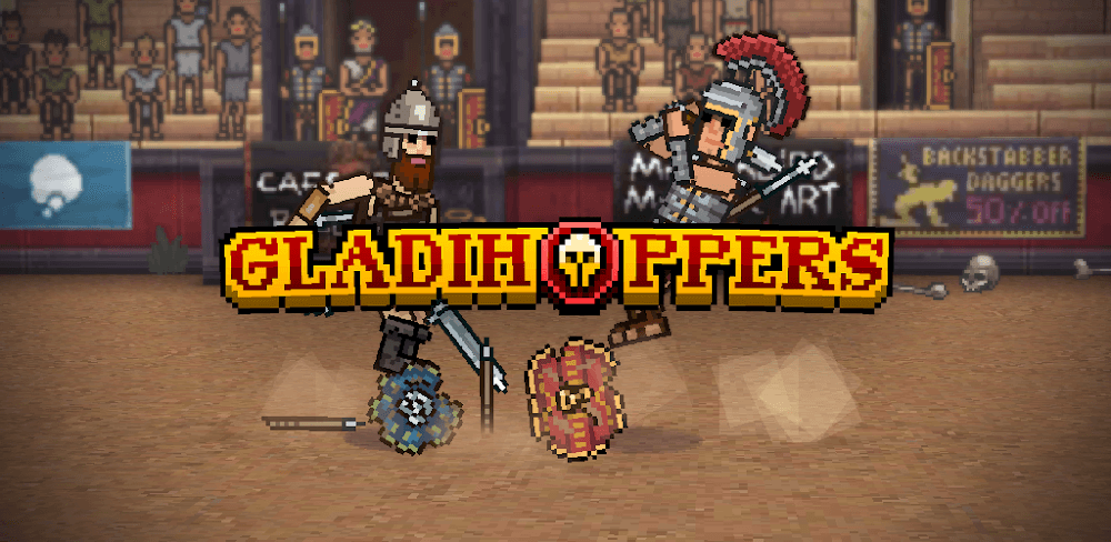 لعبة Gladihoppers - قتال المصارع - MODYOLO.COM